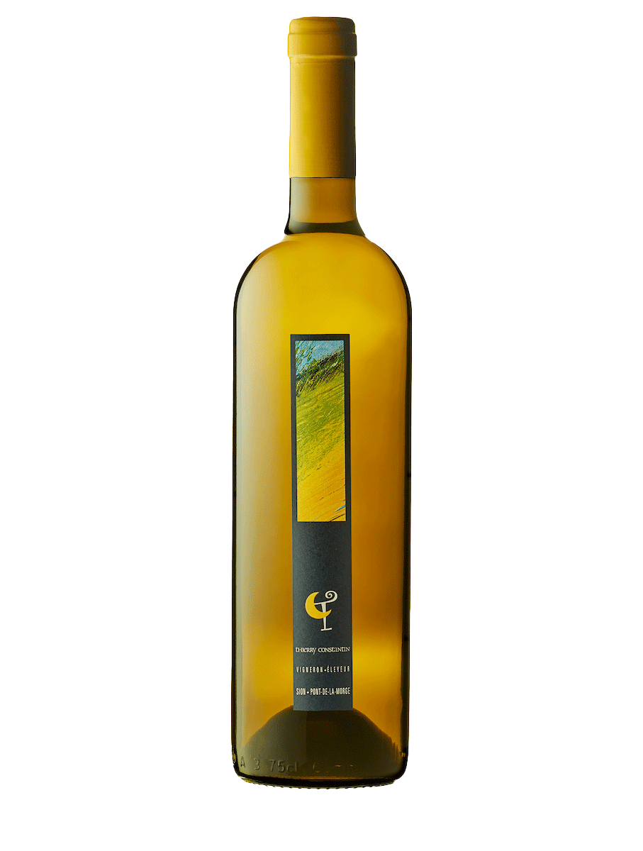Bouteille de vin blanc de Thierry Constantin