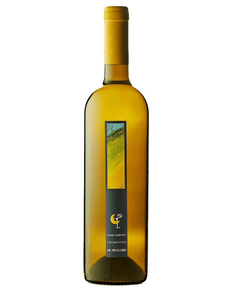 Bouteille de vin blanc de Thierry Constantin